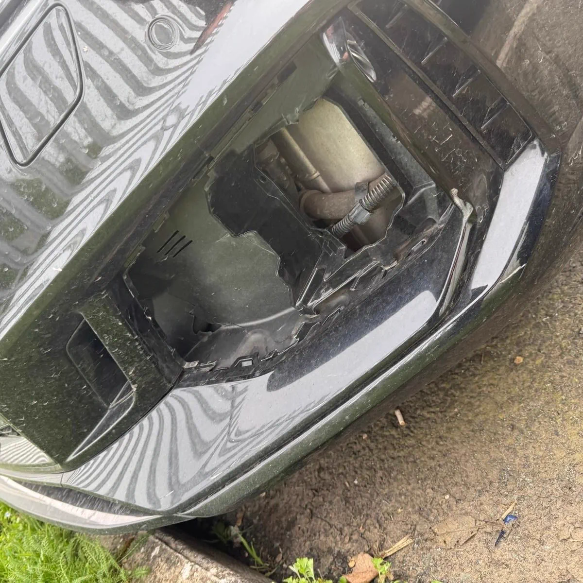 Front bumper repair before repair